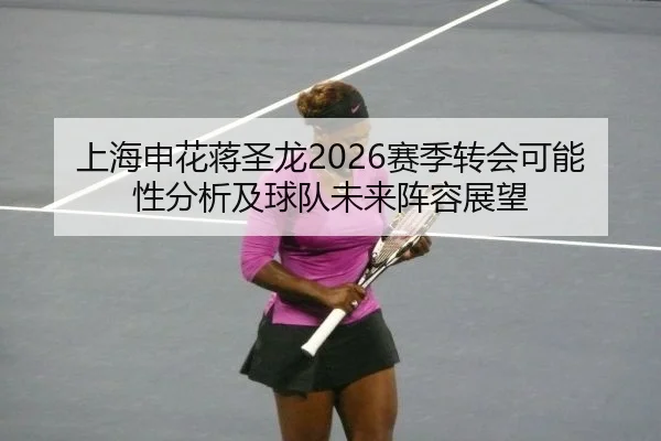 上海申花蒋圣龙2026赛季转会可能性分析及球队未来阵容展望